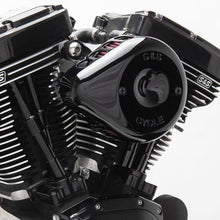 Load image into Gallery viewer, S&amp;S Cycle 08-17 Touring/16-17 ST Models Stealth Air Cleaner Kit w/ Gloss Black Mini Teardrop Cover