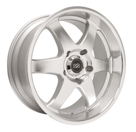 Enkei ST6 17x8 10mm Offset 5x127 Bolt Pattern 71.6 Bore Dia Silver Machined Wheel