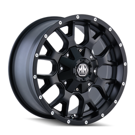 Mayhem 8015 Warrior 20x9 / 8x170 BP / 0mm Offset / 125.2mm Hub Matte Black Wheel