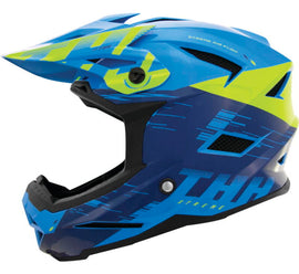 THH Helmets T-42 BMX Xtreme  Blue/Yellow - 2XL