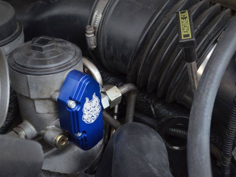 Sinister Diesel 03-07 Ford 6.0L Powerstroke Blue Spring Kit w/ Adjustable Billet Spring Housing