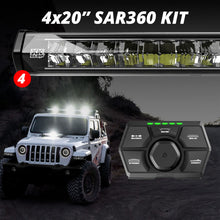 Load image into Gallery viewer, XK Glow SAR360 Light Bar Kit Emergency Search and Rescue Light System (4) 20In