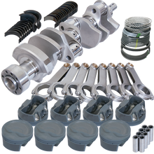 Load image into Gallery viewer, Eagle Chevy 350 1Pc 3.750in Crank 6.000in H-Beam -16cc Inv Dome 4.030in Pistons Balanced Assembly