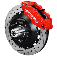 Load image into Gallery viewer, Wilwood 55-57 Chevy Bel Air Superlite 6R Kit, 5 x 4.50in/4.75in Hub - 12.88in D&amp;S Rotor - Red