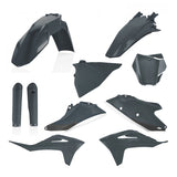 Acerbis 21-23 GasGas MC125/250F/450F/ EX300/250F/350F/450F Full Plastic Kit - Gray Metal