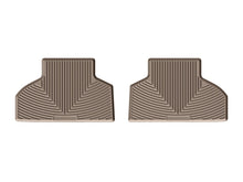Load image into Gallery viewer, WeatherTech 14-15 BMW X5 Rear Rubber Mats - Tan