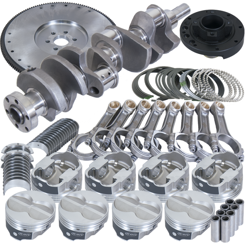 Eagle Ford 302 3.400in Crank 5.400in I-Beam Rods 4.000in Pistons 157 Tooth FW Balanced Assembly