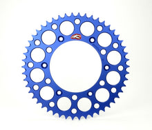 Load image into Gallery viewer, Renthal 02-22 Suzuki RM 85/ 93-18 Yamaha YZ80/YZ 85 Rear Grooved Sprocket - Blue 428-47P Teeth