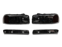 Load image into Gallery viewer, Raxiom 99-06 GMC Sierra 1500 Axial Series OEM Crystal Rep Headlights- Chrome Housing- Smoked Lens