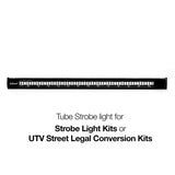XK Glow Tube Plug n Play Strobe Light Series - Red 1pc 12in