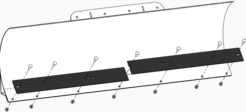 KFI 50 in. Universal Wear Bar