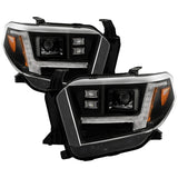 Spyder Apex 14-21 Toyota Tundra High-Power LED Module Headlights - Black (PRO-YD-TTU14V2AP-SBSEQ-BK)