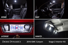 Load image into Gallery viewer, Diode Dynamics 15-22 GMC Canyon Interior LED Kit Cool White Stage 2