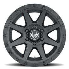 Load image into Gallery viewer, ICON Rebound 18x9 6x135 6mm Offset 5.25in BS 87.1mm Bore Double Black Wheel