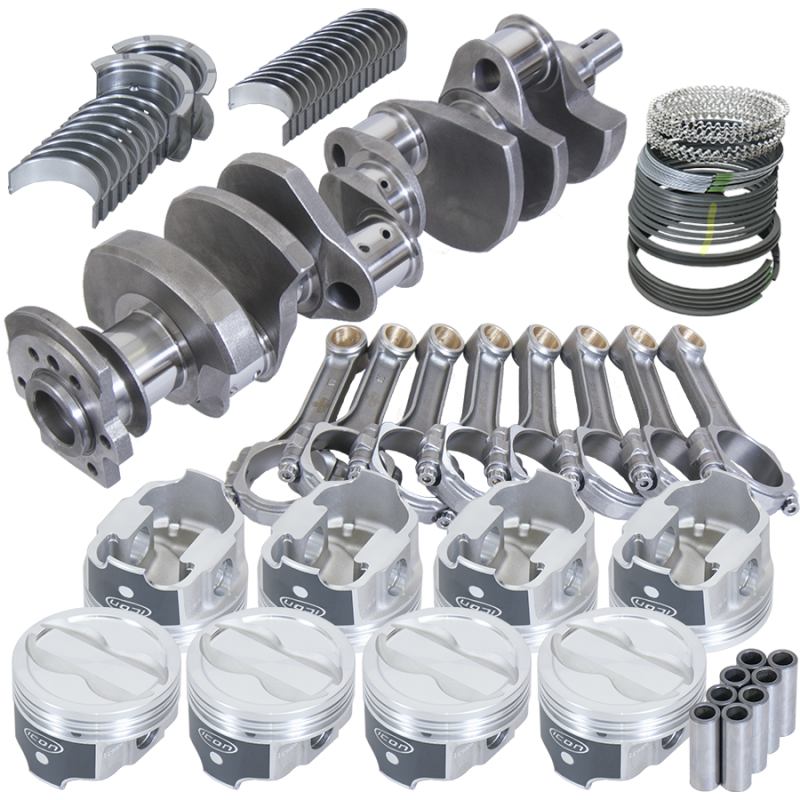 Eagle Chevy LT1350 1Pc 3.750in Crank 5.700in I-Beam Rods -18cc 4.030in Pistons Rotating Assembly