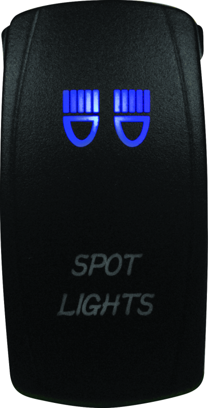 DragonFire Racing Lighted Switch Spot Light On/Off Blue