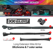 Load image into Gallery viewer, XK Glow Extension Wire Kit for XKchrome &amp; 7 Color Series for Car
