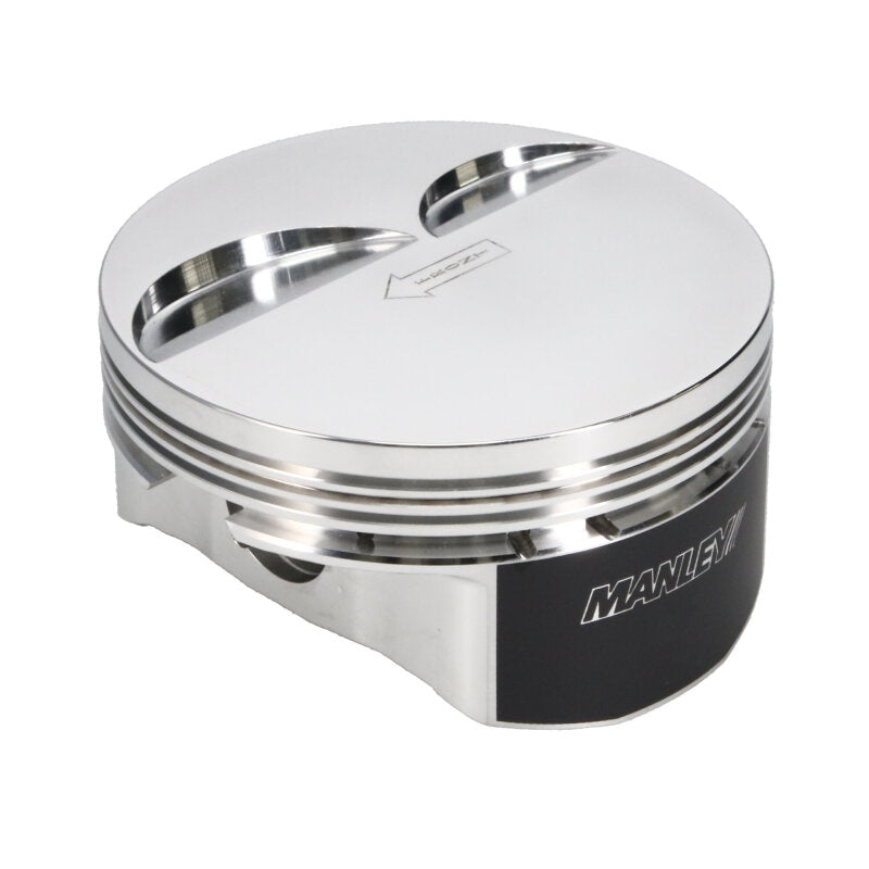 Manley Chevrolet LS Piston Set - 4.070in Bore 1.115in CH, -4.00 CC