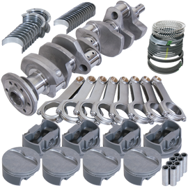 Eagle Chevy 350 3.750in Crank 6.000in H-Beam -5cc Flat Top 4.040in Pistons Rotating Assembly