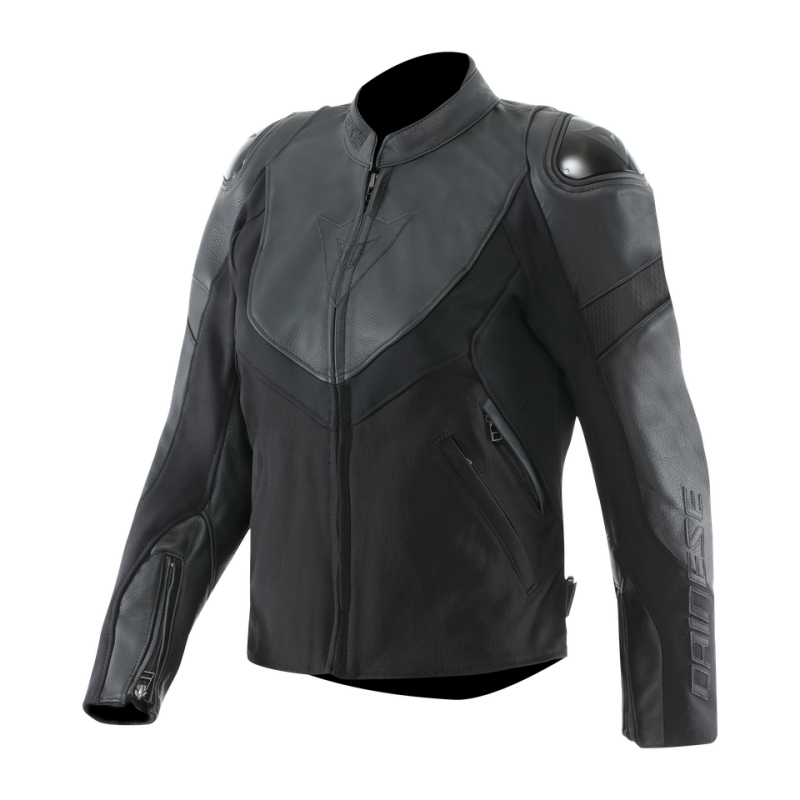 Dainese Iperattiva Leather-Tex Jacket Black/Black Womens Size - 40