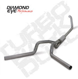 Diamond Eye KIT 4in TB DUAL SS: 00-03 FORD 7.3L F250/F350