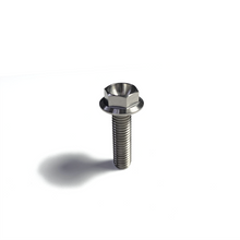 Load image into Gallery viewer, Ticon Industries Titanium Bolt Flanged M8x30x1.25TP 12mm 6pt Head