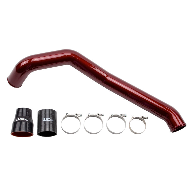 Wehrli 04.5-10 Chevrolet 6.6L LLY/LBZ/LMM Duramax Driver Side 3in Intercooler Pipe - Bengal Red