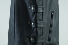 Load image into Gallery viewer, Kuryakyn Leather By River Road Plains Leather Vest Black - Small