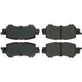 Centric Posi-Quiet Ceramic Brake Pads w/Hardware - Rear