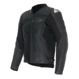 Dainese Racing 5 Perforated Leather Jacket Black/Black/Black Size - 56