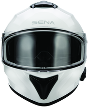 Load image into Gallery viewer, Sena Technologies Outforce Full Face Bluetooth Helmet Glossy White - Small