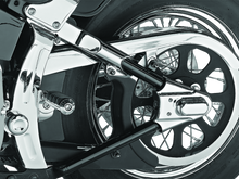 Load image into Gallery viewer, Kuryakyn Boomerang Frame Covers For 00-07 Softail Chrome
