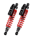 Bitubo WMT7 Twinshocks Adj.: Spring Preload, Reb., Comp., Length 376mm, Piggyback Tank, Red Springs