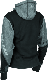 Speed and Strength Cat Outa Hell Hoody Grey/Black Womens - XS