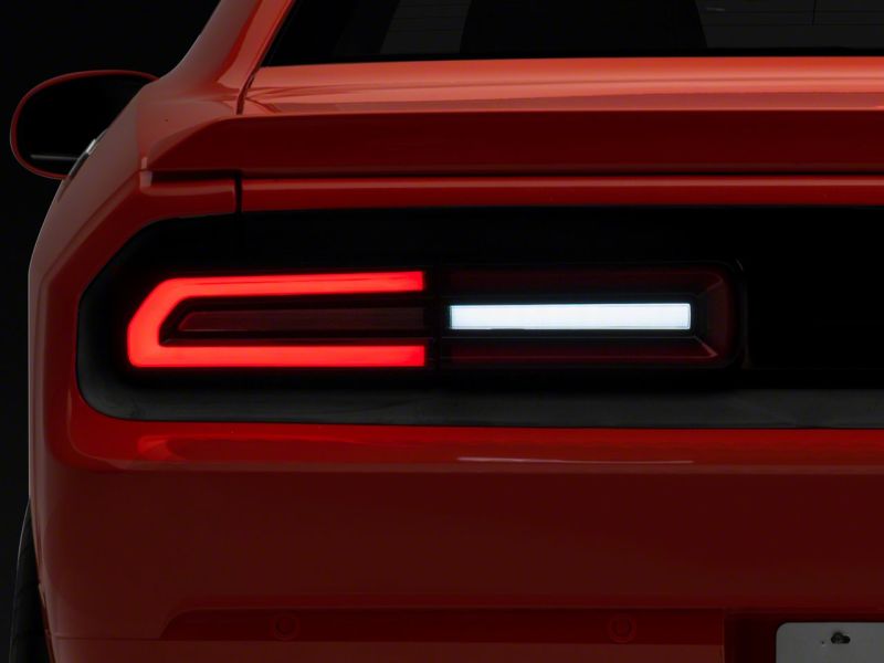 Raxiom 08-14 Dodge Challenger LED Tail Lights- BlkHousing Red Lens