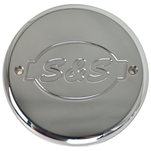 Load image into Gallery viewer, S&amp;S Cycle 14-16 Indian Touring Models Chrome Billet S&amp;S Logo Cover For S&amp;S Air Cleaner
