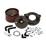 S&S Cycle 08-16 Touring Models w/ S&S 70mm Throttle Body Stealth Air Cleaner Kit w/o Cover