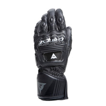 Load image into Gallery viewer, Dainese Druid 4 Leather Gloves Black/Black/Charcoal-Gray - Large