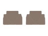 WeatherTech 19-20 Hyundai Santa Fe Rear Rubber Mats - Tan