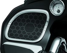 Load image into Gallery viewer, Kuryakyn Tri-Line Speaker Accents For Road Glide Chrome