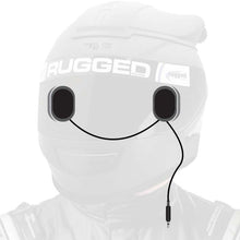 Load image into Gallery viewer, Rugged Radios Alpha Audio Speaker Pods - Velcro Mounting and Gel Ear Pods - Stereo &amp; Mono 3.5mm