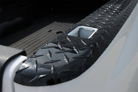 Dee Zee 07-13 Chevrolet Silverado Bed Cap Wrap W/Stake Pockets Black-Tread Aluminum 8Ft Bed