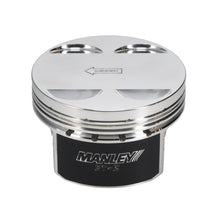 Load image into Gallery viewer, Manley Nissan GTR VR38DETT 99mm Bore 88.4mm Stroke -2cc Dish Turbo Tuff Piston Set w/ Rings