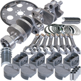 Eagle Chevy LT1350 1Pc 3.750in Crank 6.000in I-Beam 4.060in Pistons 153 Tooth FP Balanced Assembly