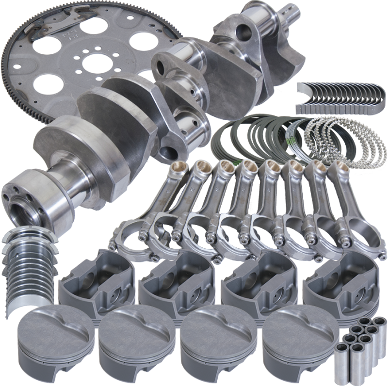 Eagle Chevy LT1350 1Pc 3.750in Crank 6.000in I-Beam 4.060in Pistons 168 Tooth FP Balanced Assembly