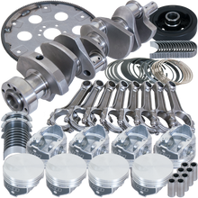 Load image into Gallery viewer, Eagle Chevy 454 1Pc 4.250in Crank 6.385in I-Beam Rod -3cc Flat Top 4.280in Pistons Balanced Assembly