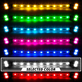 XK Glow Single Color XKGLOW UnderglowLED Accent Light Car/Truck Kit White - 4x8In