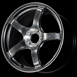 Advan TC-4 SE 17x9.0 / +35 Offset / 5x114.3 / 73mm Bore / Racing Hyper Black and Diamond Cut