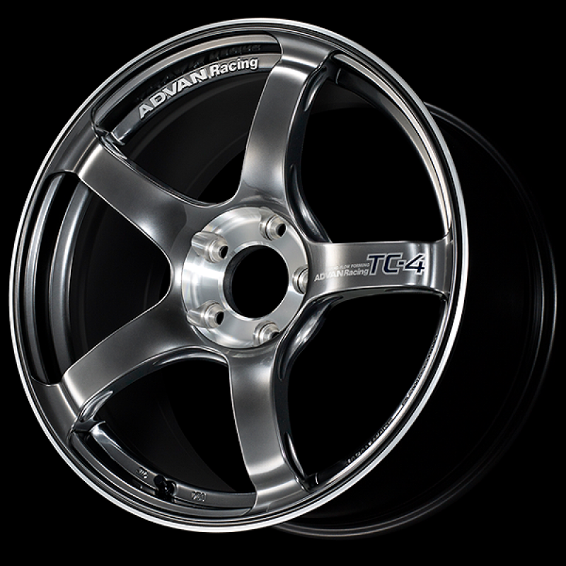 Advan TC-4 SE 18x9.5 / +12 Offset / 5x114.3 / 73mm Bore / Racing Hyper Black and Diamond Cut