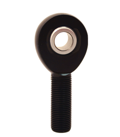 QA1 A Series Endura Rod End - Male/Left Hand - .5in Bore x 5/8-18 - Black Aluminum